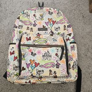 Large Dooney & Bourke Disney Sketch Backpack